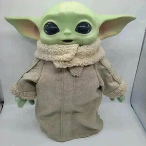 Star Wars The Mandalorian Baby Yoda Grogu The Child 11" Rubber Head 2020 laugh